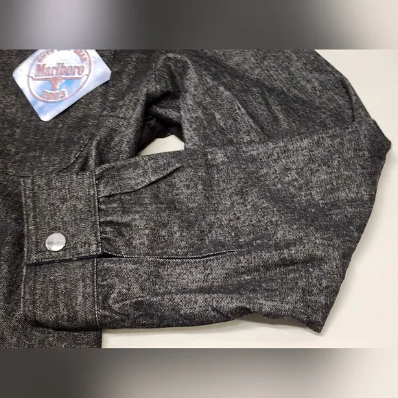 Vintage Men's Marlboro Reversible Jacket Shirt Size XL - Picture 3 of 13